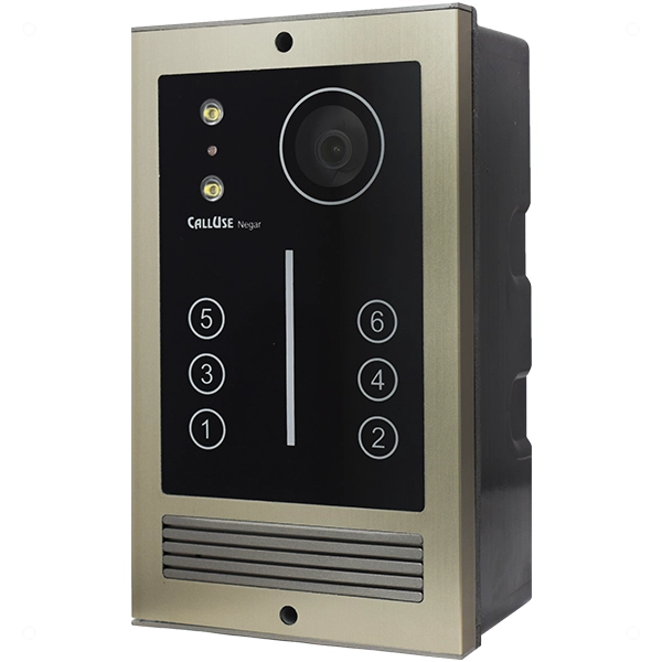 calluse panel negar 6u-4 قیمت پنل آیفون تصویری شش واحدی کالیوز مدل لمسی